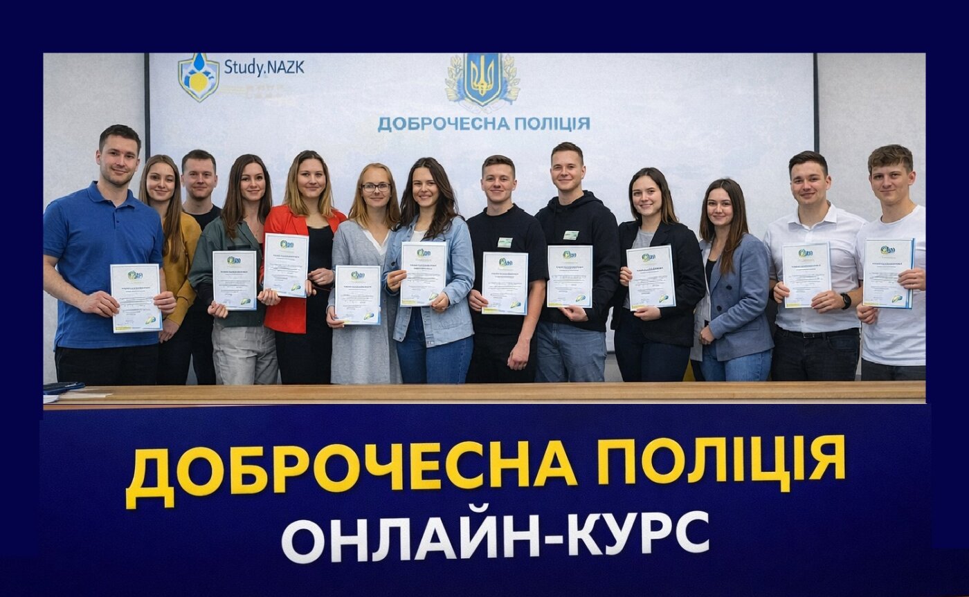 Студенти успішно пройшли онлайн-курс «Доброчесна поліція»