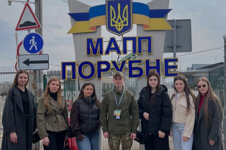 Виїзне заняття на контрольно-пропускному пункті